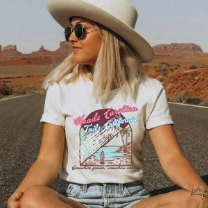 Heads Carolina Tails California Graphic Tee